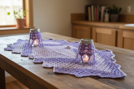 Table runner or dresser runner - Stitched Creations