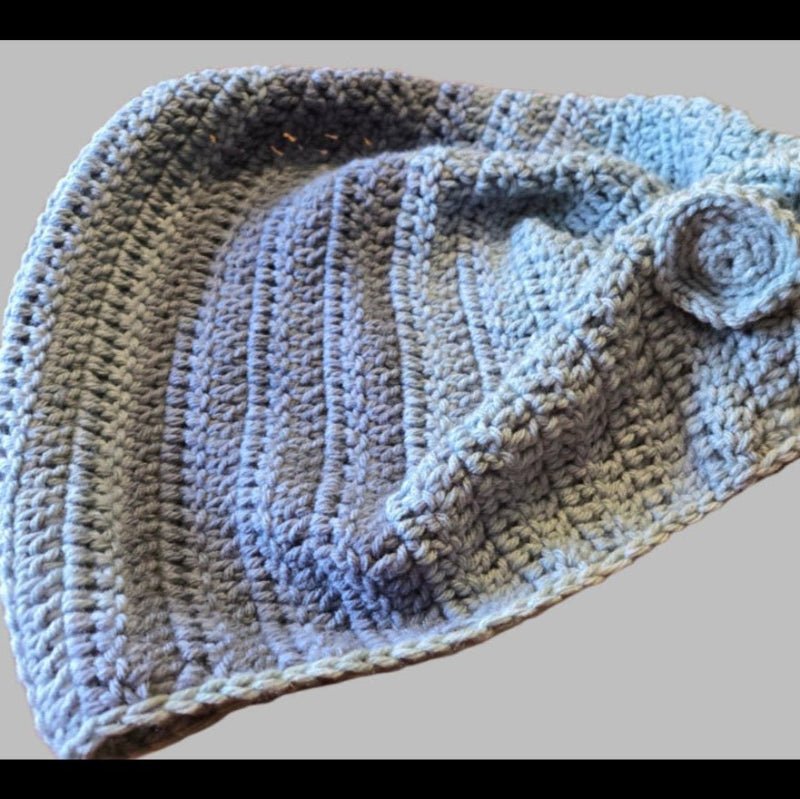 Handmade cowl scarf with buttons - Stitched Creations