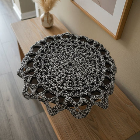 Doily great table decor accent - Stitched Creations