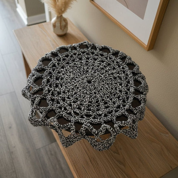 Doily great table decor accent - Stitched Creations