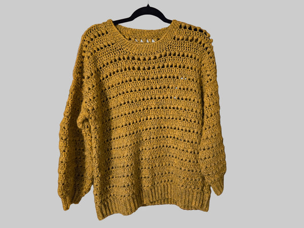 Pull over sweater handmade unique design - Stitched Creations