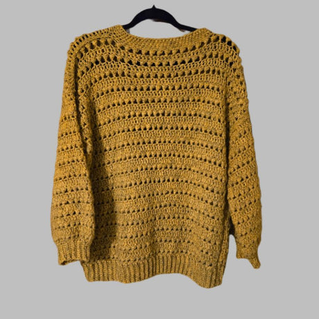 Pull over sweater handmade unique design - Stitched Creations