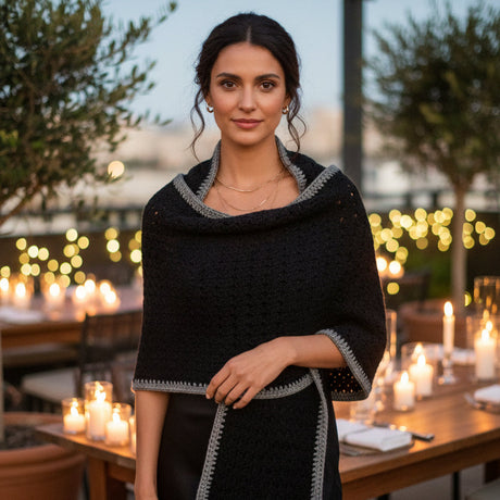 Wrap - shawl coordinates with any outfit - Stitched Creations