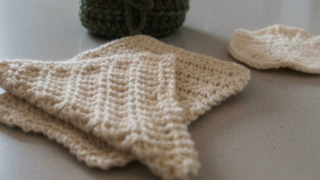 Face Scrubby and wash cloths gift basket - Stitched Creations