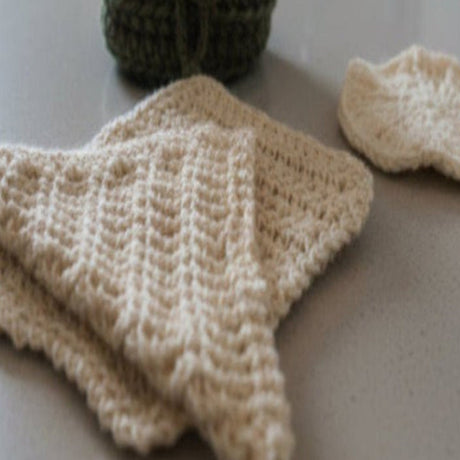 Face Scrubby and wash cloths gift basket - Stitched Creations