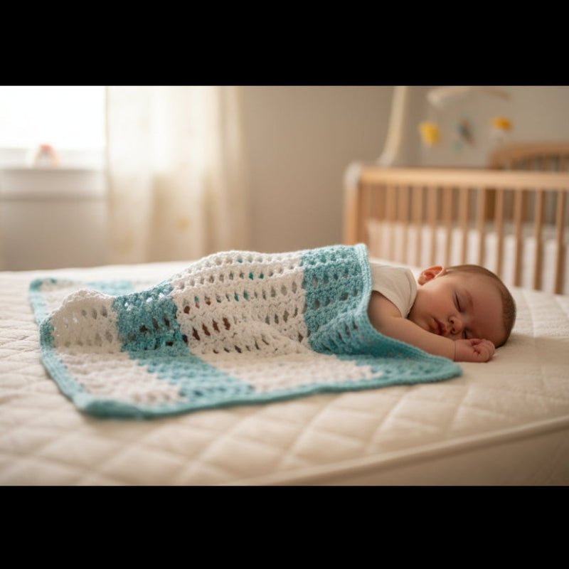 Handmade baby blanket - Stitched Creations