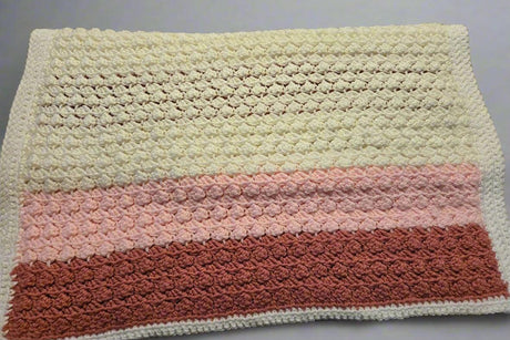 Baby blanket handmade/crib blanket multi - colored - Stitched Creations