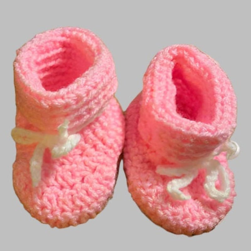 Baby booties for newborns - Stitched Creations