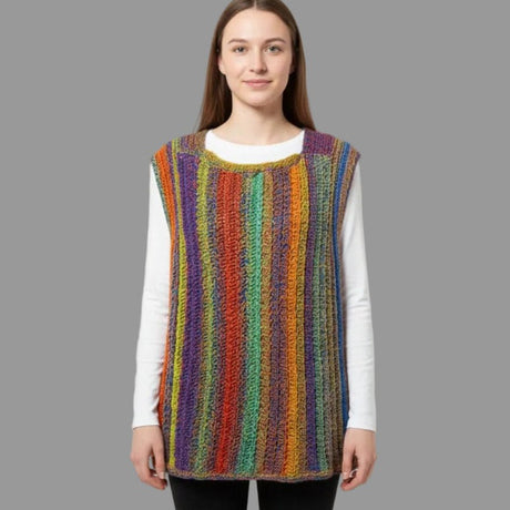 Vest with long sleeve white tee - Stitched Creations