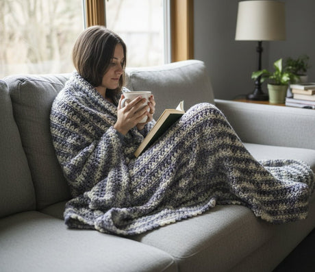 Handmade Afghan blanket - Stitched Creations