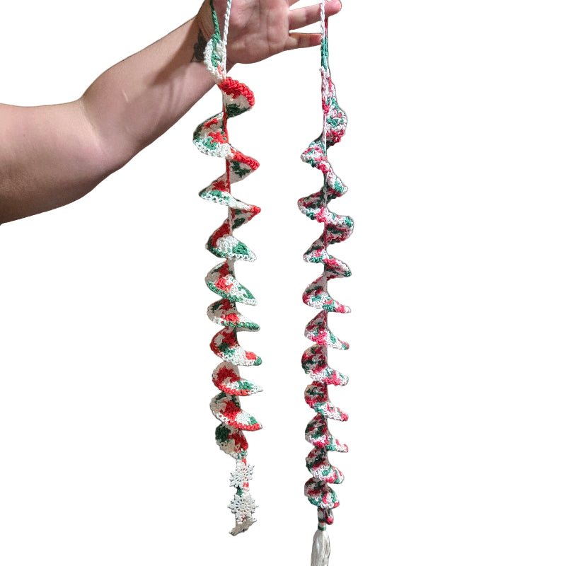 Handmade Christmas spinners - Stitched Creations
