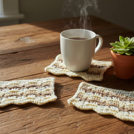 Cotton Mug rugs handmade - Stitched Creations