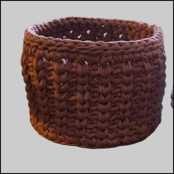 Handmade Crocheted Storage Baskets - Stitched Creations