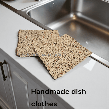 Handmade 100% Cotton Dish Cloth - Stitched Creations