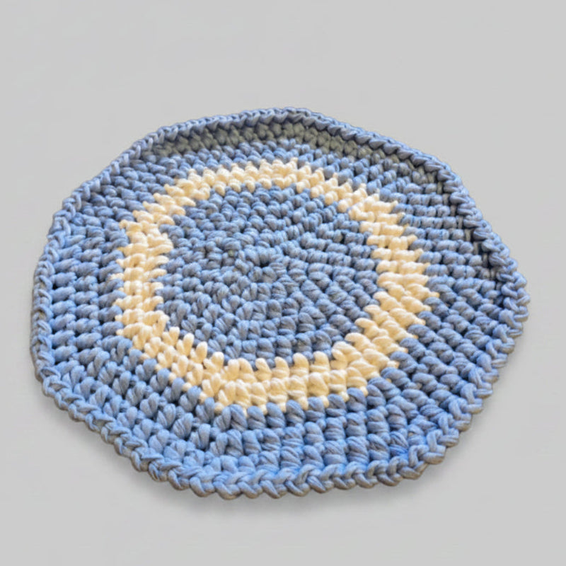 Handmade Octagon place mat 12 x 12- By Stitched Creations.
