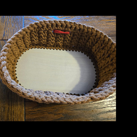 Oval Shaped Crochet Baskets - Stitched Creations