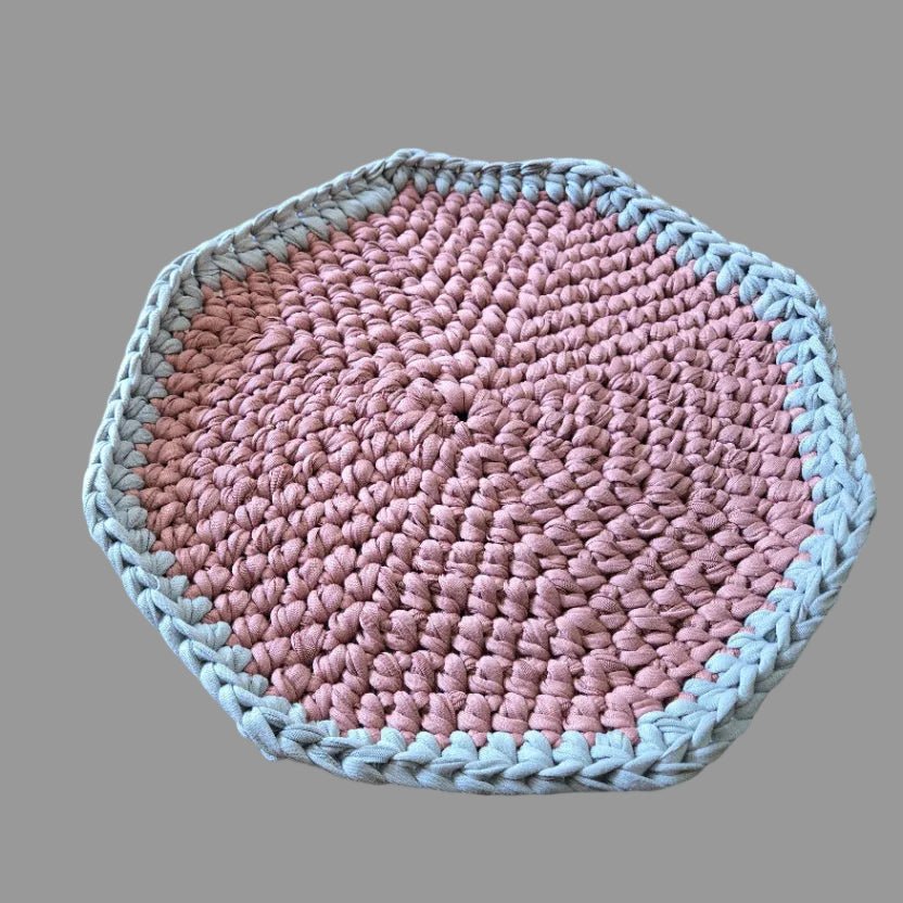 Handmade Crochet Place Mat Set – Octagon - Stitched Creations