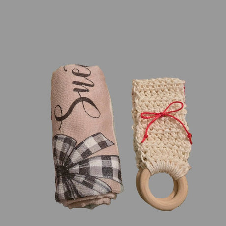 Handmade Santa Christmas Gift Basket Set - Stitched Creations