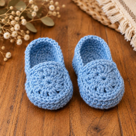 Baby Hat and Loafer Set 6-12 months - Stitched Creations