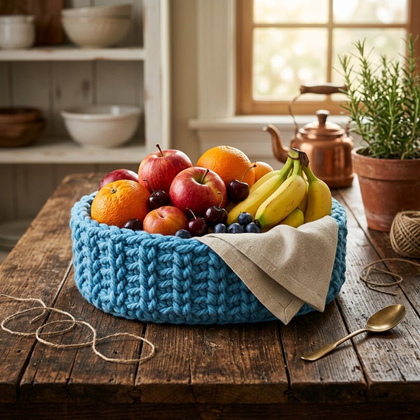 Oval Shaped Basket - Stitched Creations