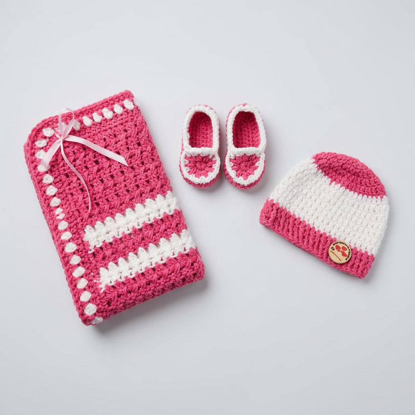 Handmade Baby Gift Set for Girls-Stitched Creations