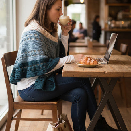 Handmade shawl - Stitched Creations