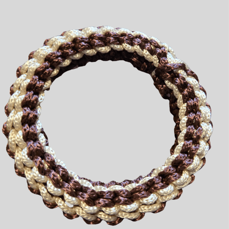 Handmade Bangle Bracelets made from macrame cord Stitched Creations