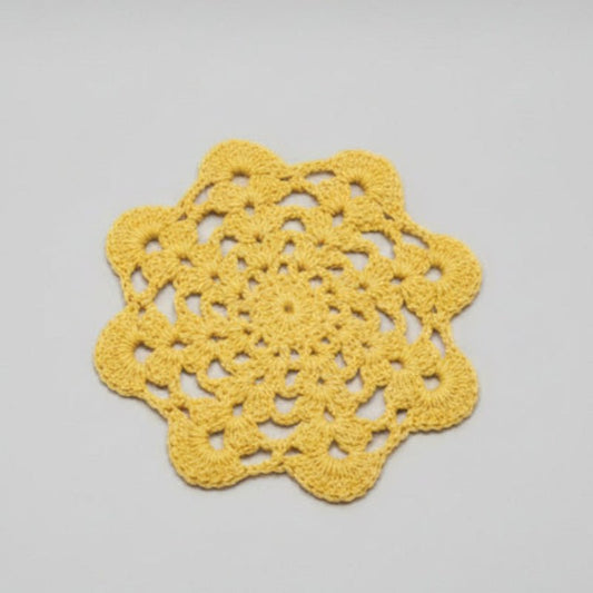 Doily made from soft cotton yarn - Stitched Creations