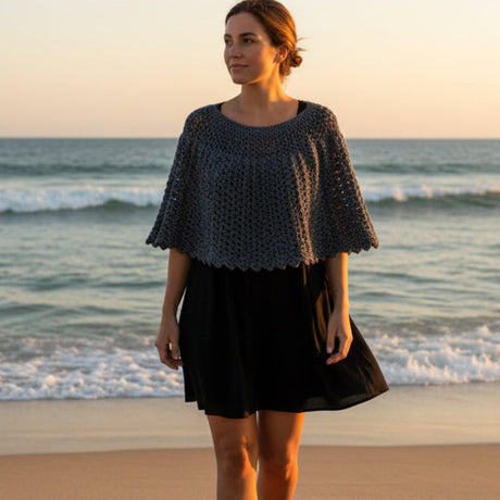 Short cape for woman - Stitched Creations