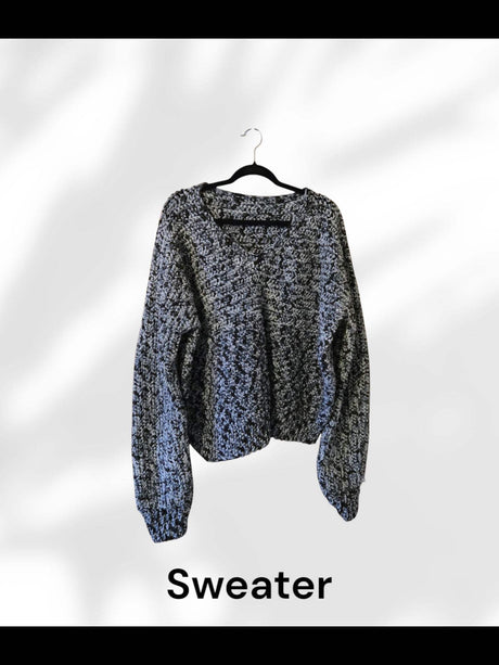 Handmade long sleeve pullover sweater - Stitched Creations