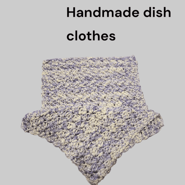 Handmade 100% Cotton Dish Cloth - Stitched Creations