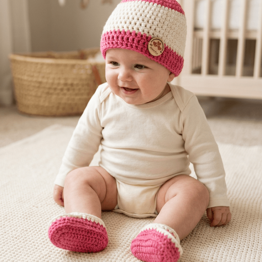 Handmade Baby Blanket Set - Stitched Creations