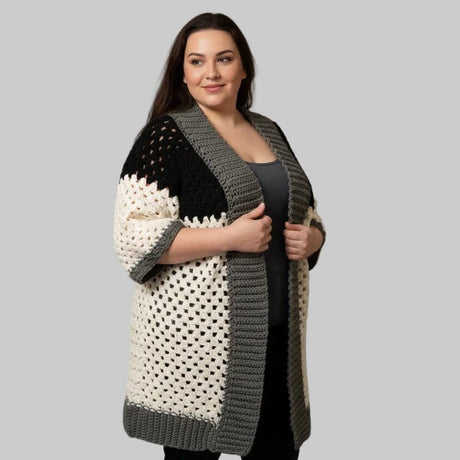 Sweater Cardigan - Stitched Creations