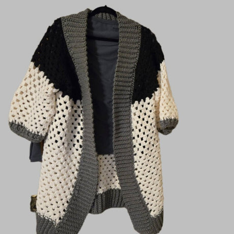 Sweater Cardigan - Stitched Creations