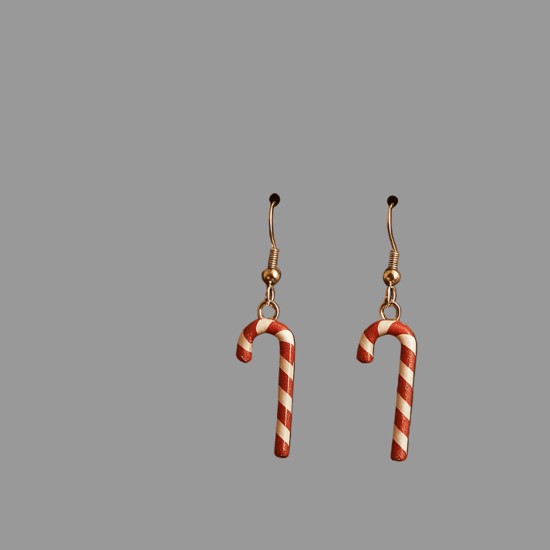 Fun holiday Christmas earrings - Stitched Creations