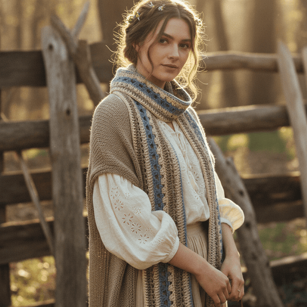 Handmade fashion scarf - Stitched Creations