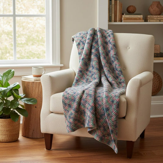 Cozy Afghan - Stitched Creations