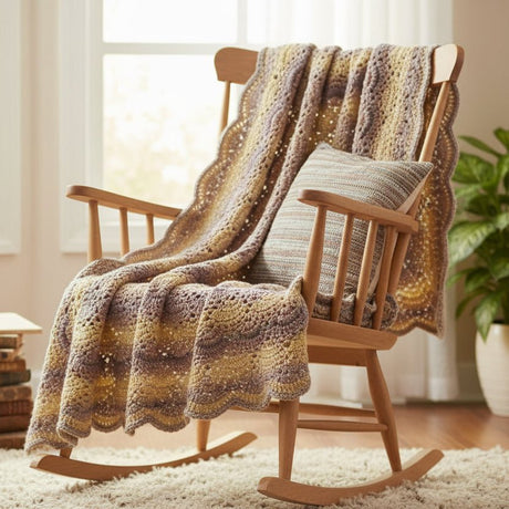 Unique design Afghan - Stitched Creations