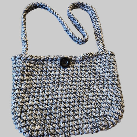 Handmade purse with shoulder strap - Stitched Creations
