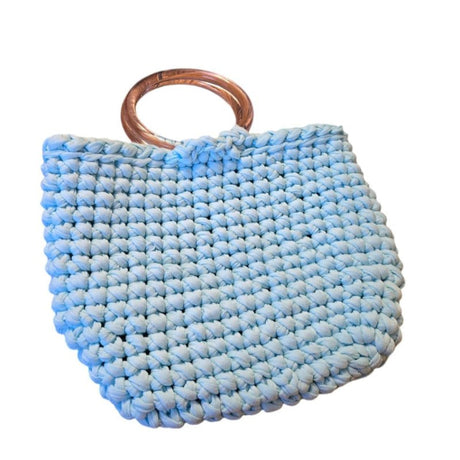 Summer purse with handles handmade - Stitched Creations