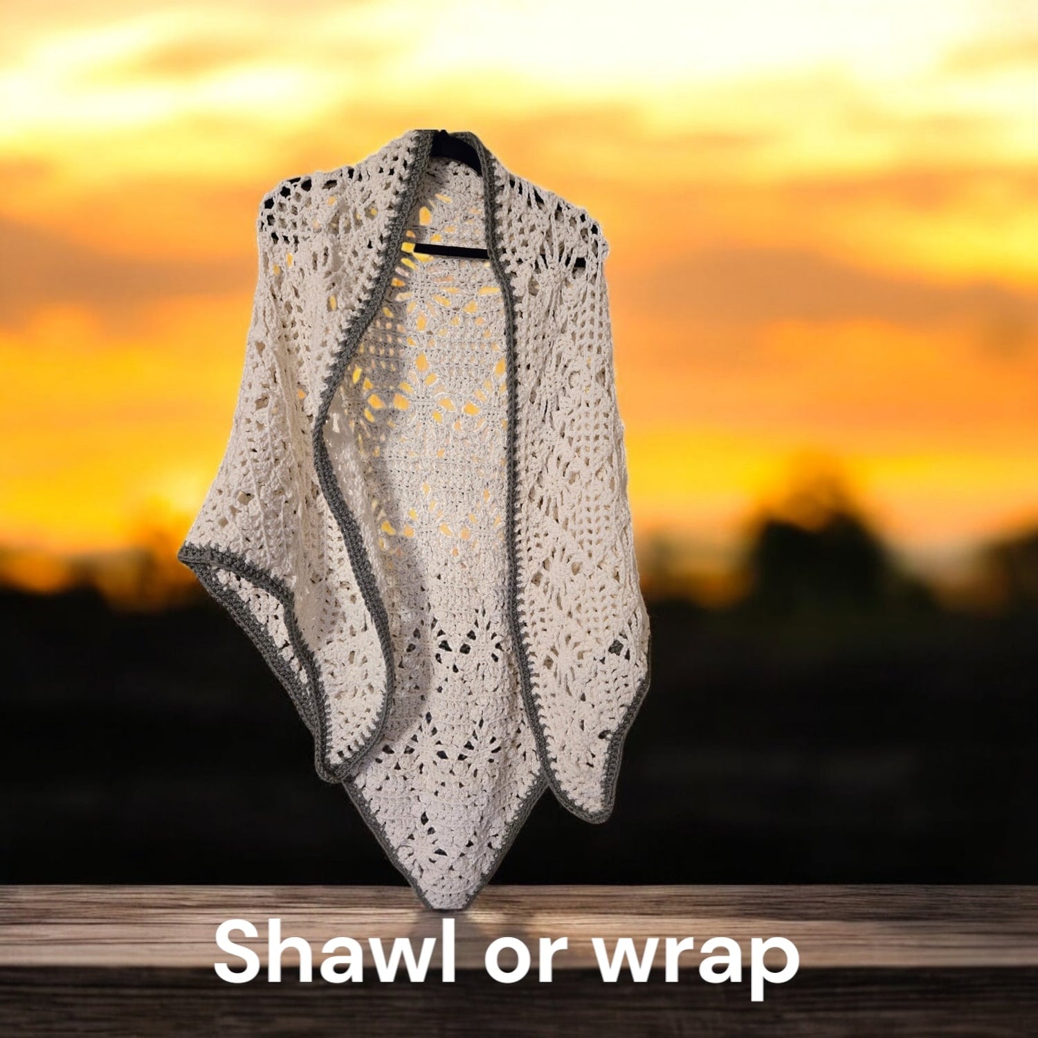 Shawls, wraps, poncho, cape