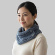 Handmade infinity scarf with buttons - Stitched Creations