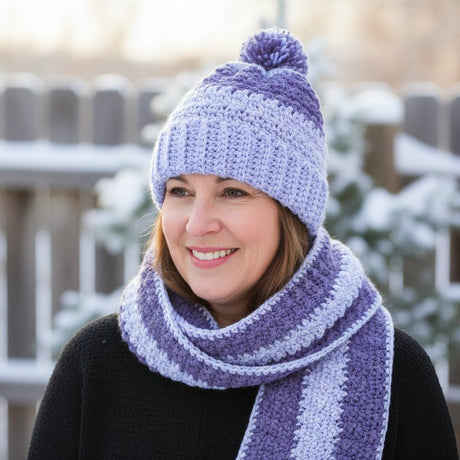 Hat and scarf set - Stitched Creations