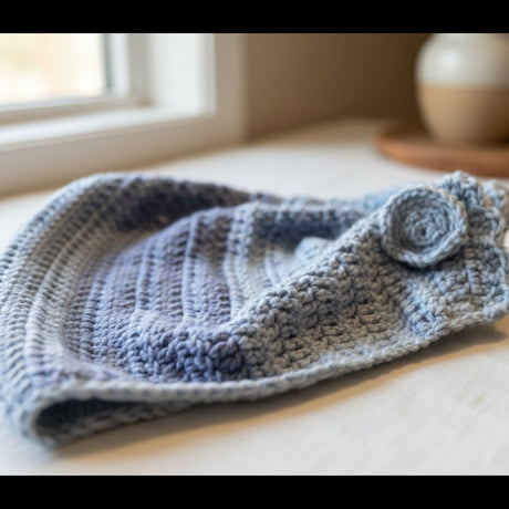 Cowl Scarf with button - Stitched Creations