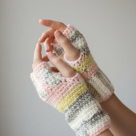 Fingerless gloves extra long - Stitched Creations