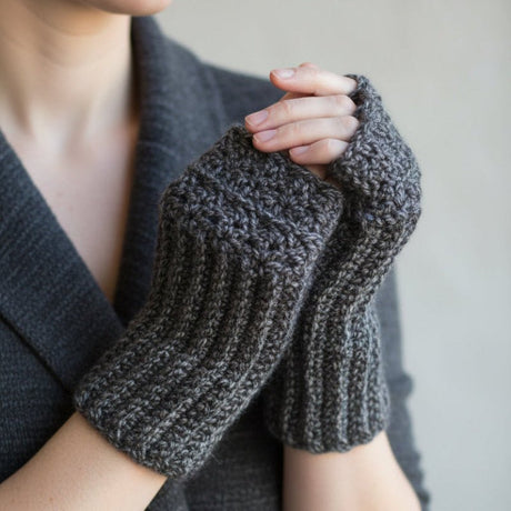Fingerless gloves extra long - Stitched Creations