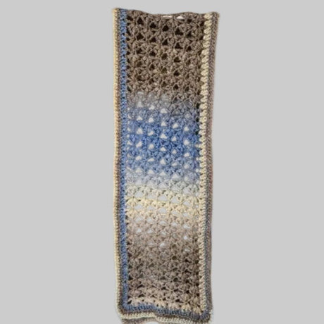 Handcrafted Multi-Colored Crochet Wrap Scarf - Stitched Creations