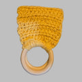 Decorative towel holder with two rings