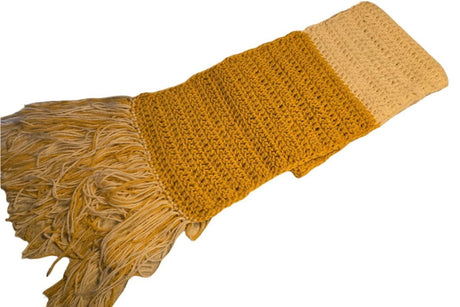 Youth scarf with fringe - Stitched Creations