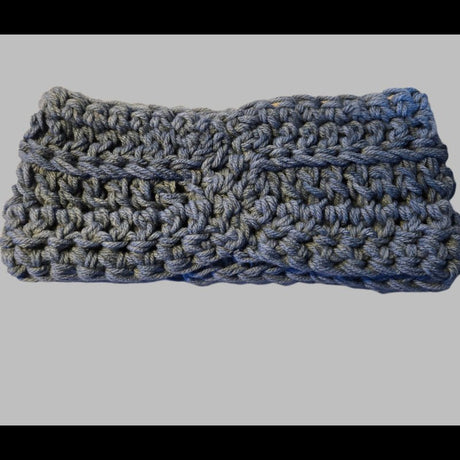 Winter head band made from chunky Yarn - Stitched Creations